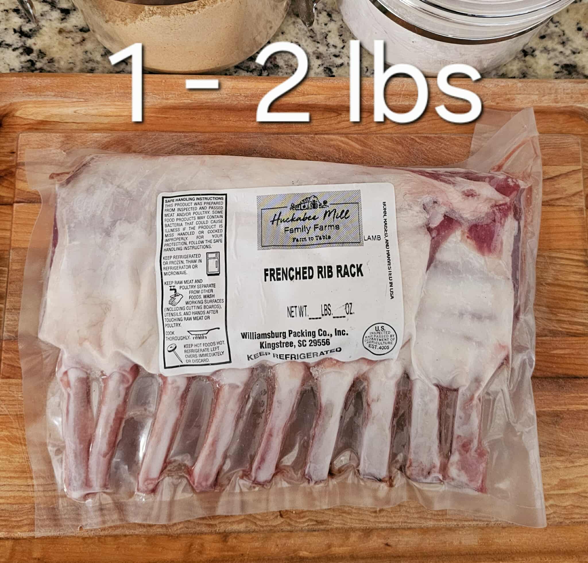 Frenched Rib Rack of Lamb